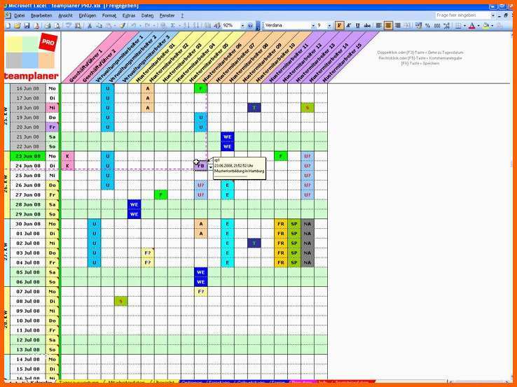 Neue Version Teamplaner 250 Download