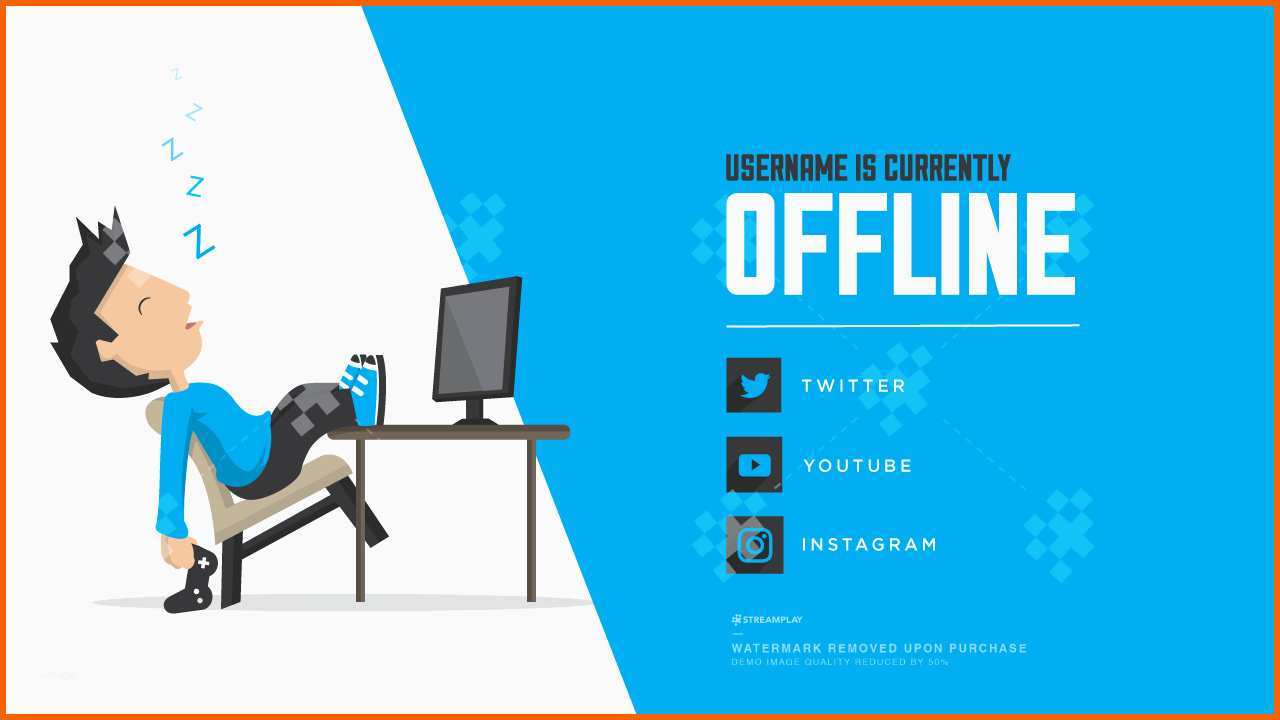 Neue Version Twitch Kanal Design Vorlage Innerhalb Recent Twitch Kanal