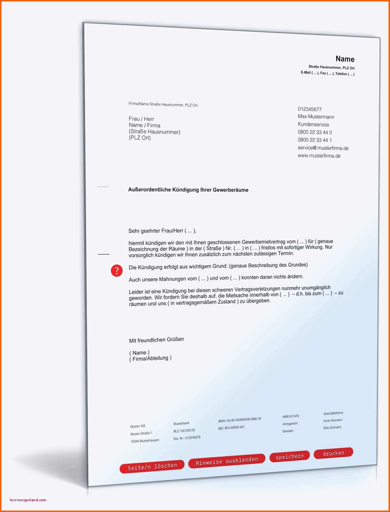 Neue Version Versicherung Kundigen Vorlage Word Kündigung Gas Vorlage