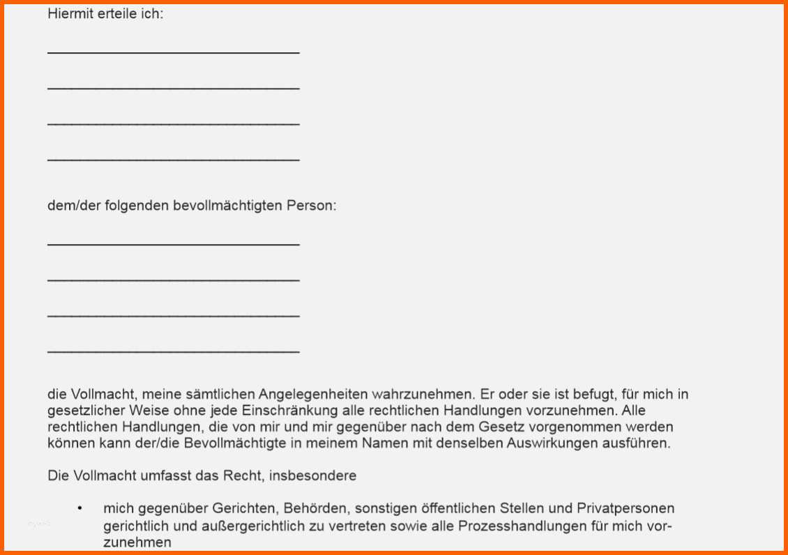 Vollmacht Kfz Abmeldung Vordruck Kostenlos Neue Version Vollmacht Kfz Abmeldung Vorlage Luxus Generalvollmacht