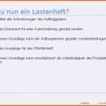 Neue Version Vorlage Pflichtenheft
