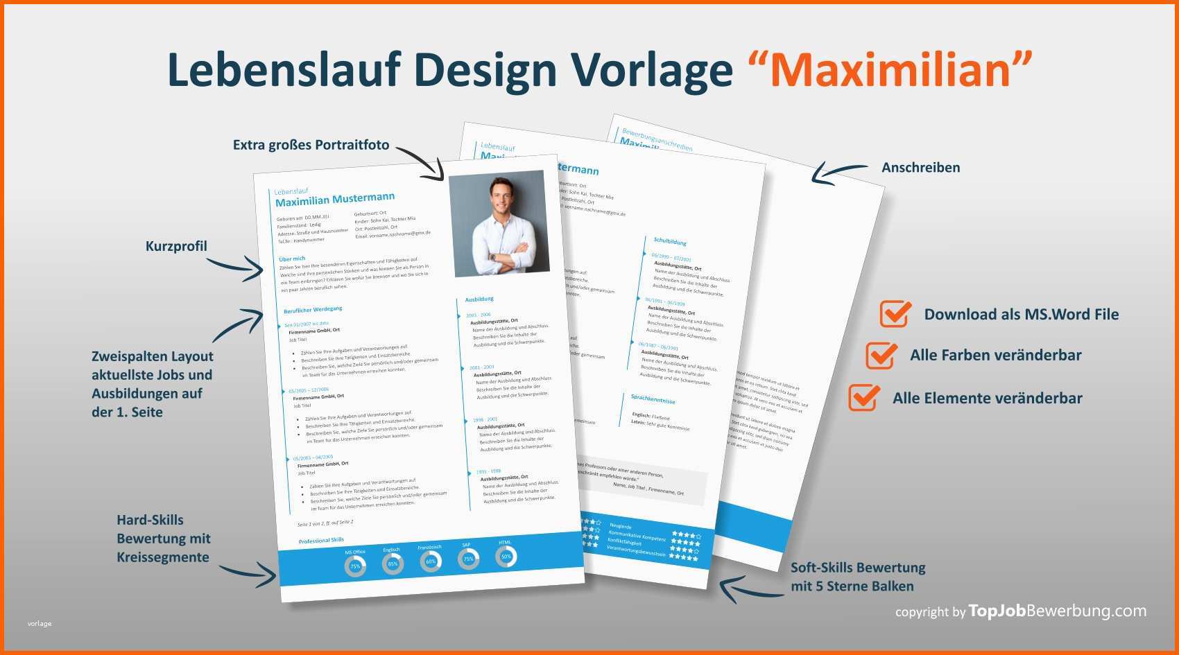 Neue Version Word Vorlage Lebenslauf Vorlage 1 Tabellarischer