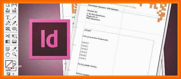 Original 10 Briefbogen Vorlage Indesign