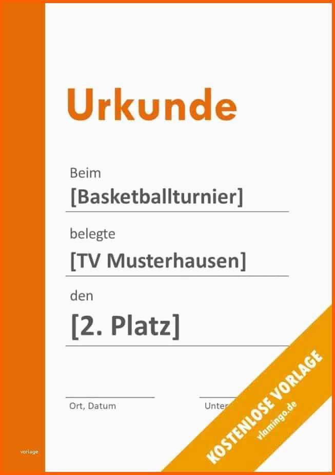 Original 12 Kostenlose Urkunden Vorlagen Für Basketball Turniere