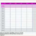 Original 13 Wochenplan Excel Vorlage