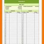 Original 14 Doppelte Buchhaltung Excel Vorlage Kostenlos