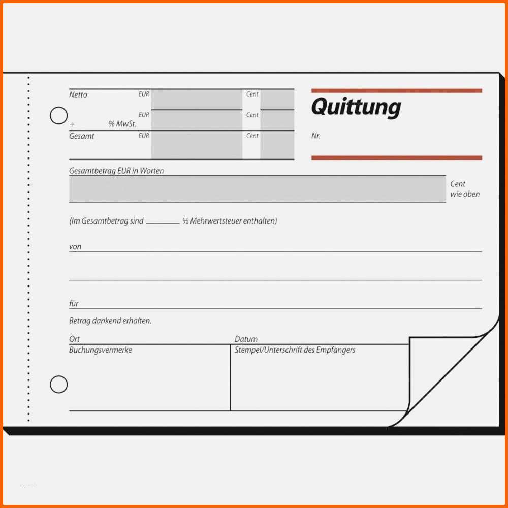 Original 17 Quittung Ohne Mwst Vorlage Kostenlos