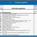 Original Anforderungsliste Konstruktion Vorlage Excel – De Excel