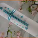 Original Baptism Candle Christening Candle Cross Personalised