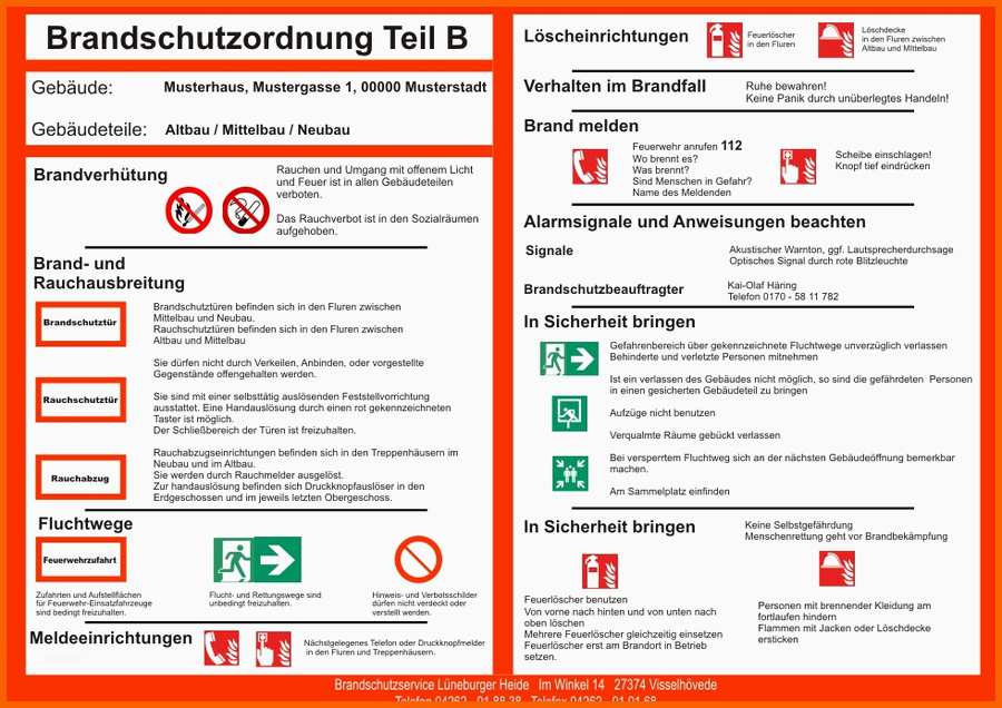 Original Brandschutz Und Arbeitssicherheit Lüneburger Heide Teil B