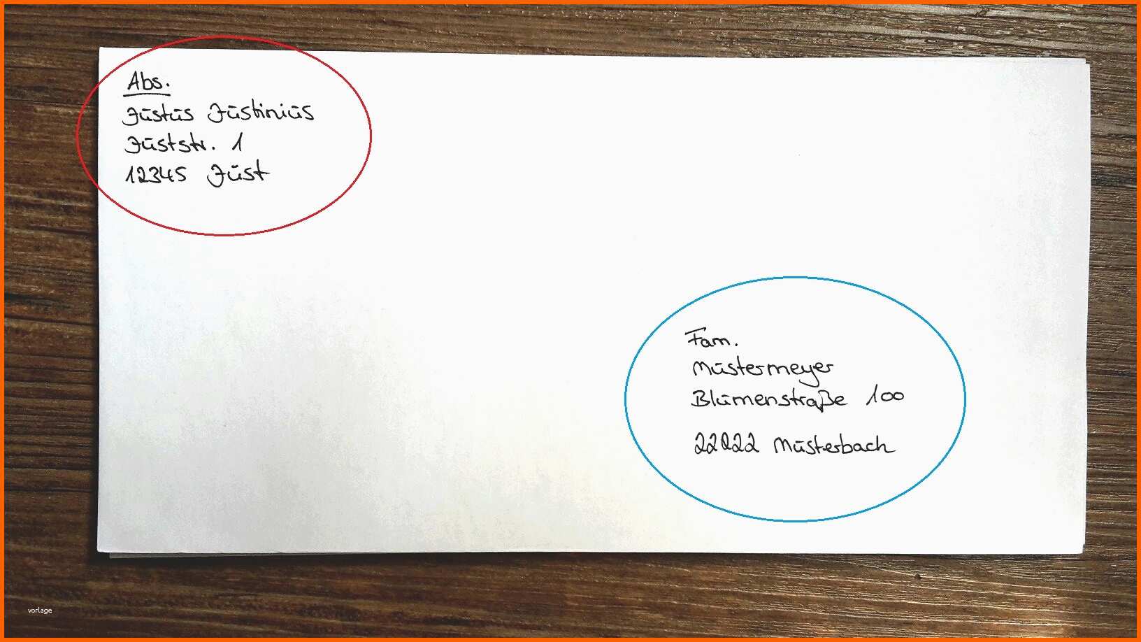 Original Briefe Und Pakete Für Deutschland Richtig Beschriften