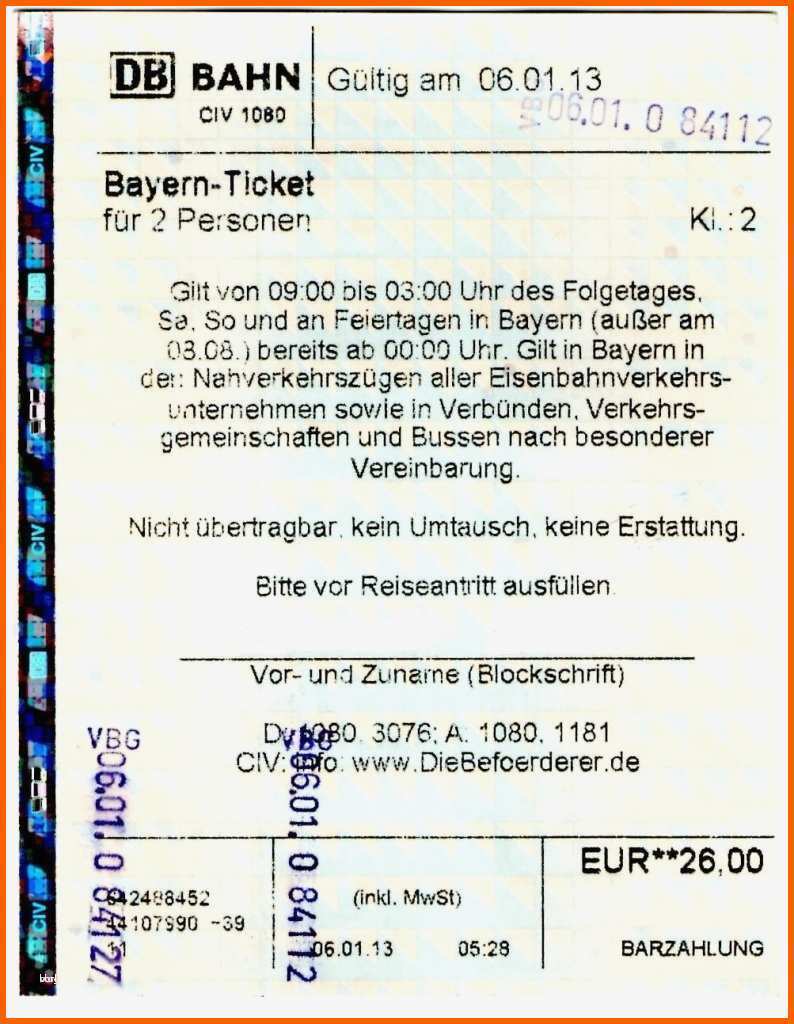 Original Db Bahncard Kündigen Vorlage Angenehm Bahn Bayernticket