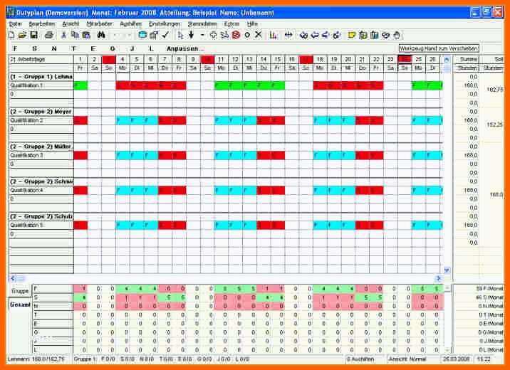 Original Dienstplan Excel Vorlage – Karimdarwish