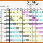 Original Dienstplan Vorlage Excel Monat Papacfo