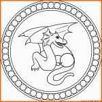 Original Drachen Bilder Zum Ausdrucken Avec Drachen Mandala Kinder