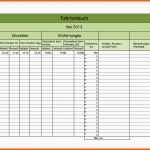 Original Elektronisches Fahrtenbuch Als Excel Vorlage