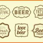 Original Etiquetas De Cerveza Serie Vintage