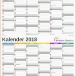 Original Excel Kalender 2018 Kostenlos
