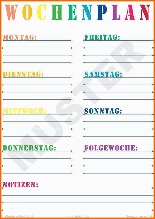 Original Haushaltsplan Mit Kindern Vorlage Neu Printable Wochenplan