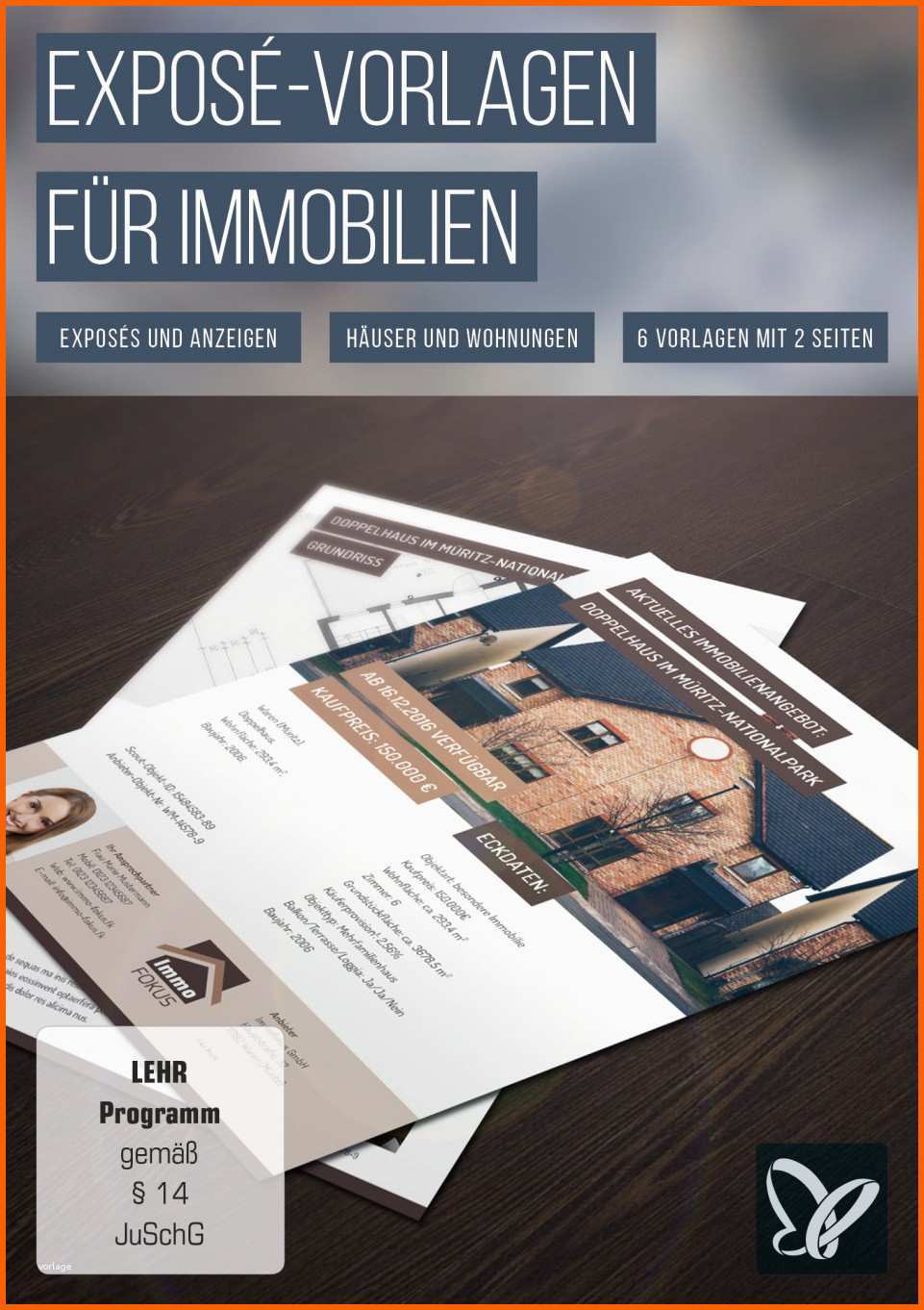 Original Hochwertige Immobilien Exposé Vorlagen