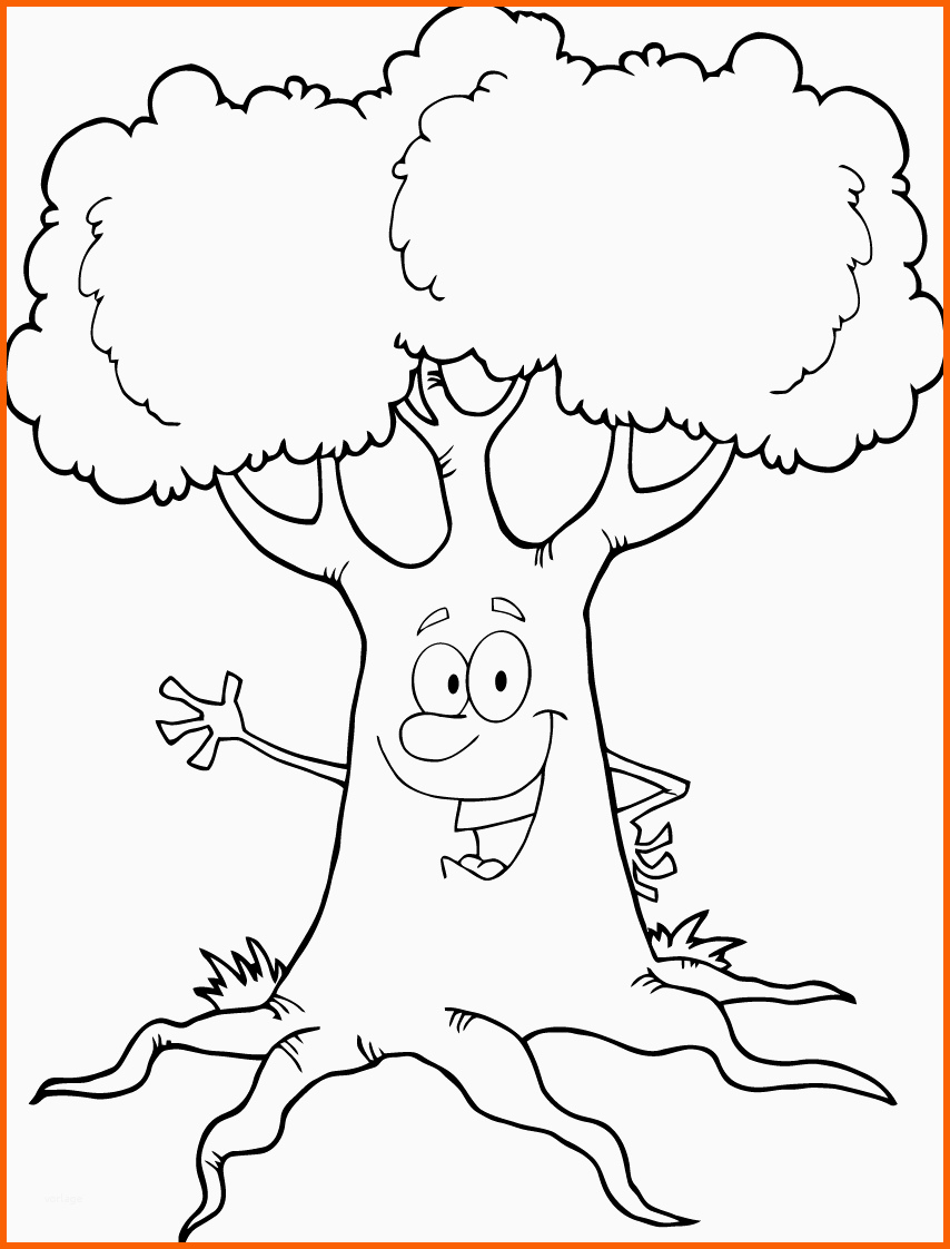 Original Malvorlagen Baum Ausmalbilder Affefreund