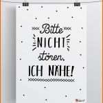Original Poster Din A2 "bitte Nicht Stören Ich Nähe"