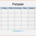 Original Putzplan Treppenhaus Vorlage Excel