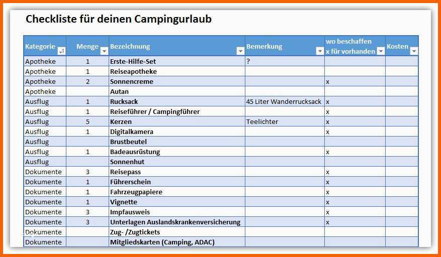 Original Regiebericht Vorlage Excel – De Excel