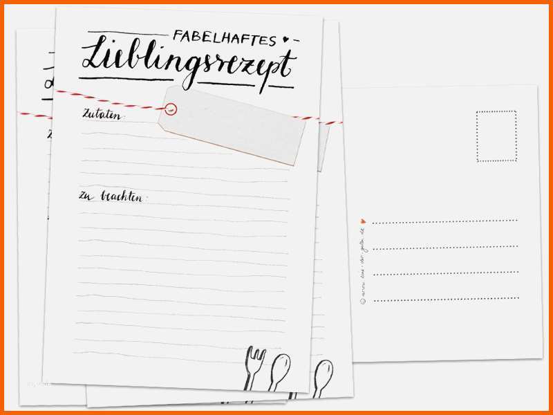 Original Rezept Gestalten Vorlage Inspiration tolle Rezept Vorlage