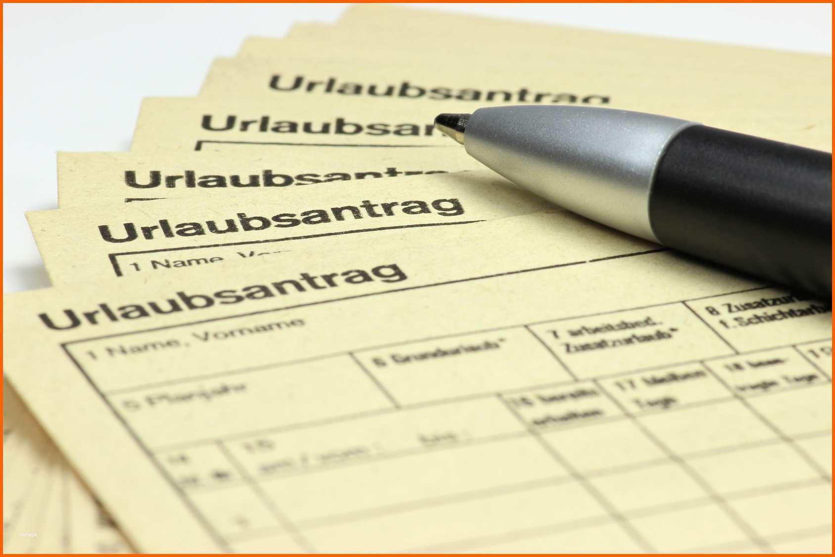 Original Urlaubsantrag formular › Der Mustermann