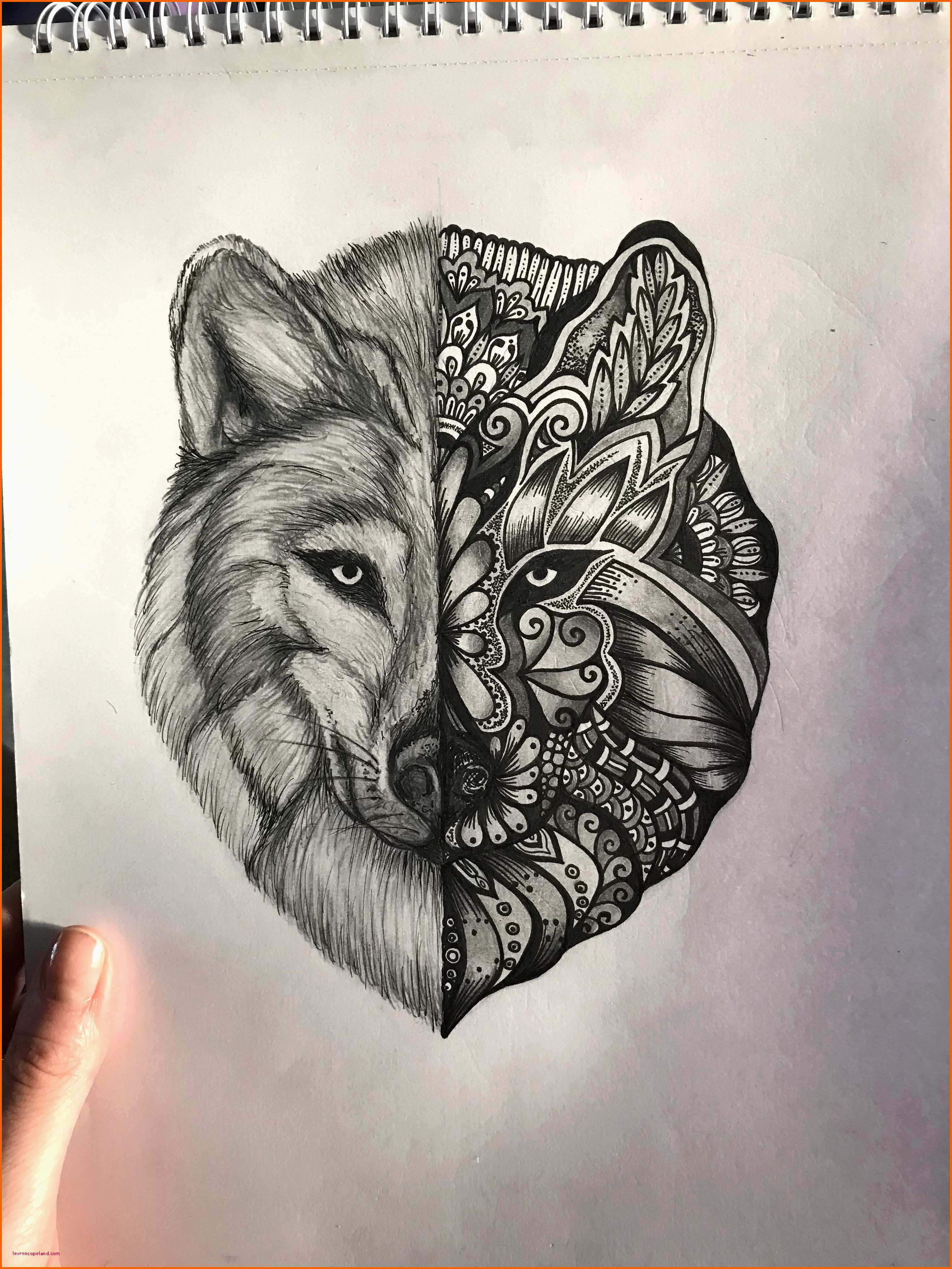 Original Wolf Mandala Tattoo Bedeutung