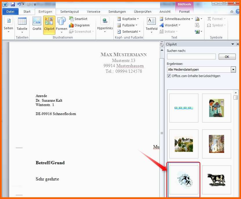 Original Word Vorlage Brief Mit Fenster Briefkopf Mit Microsoft