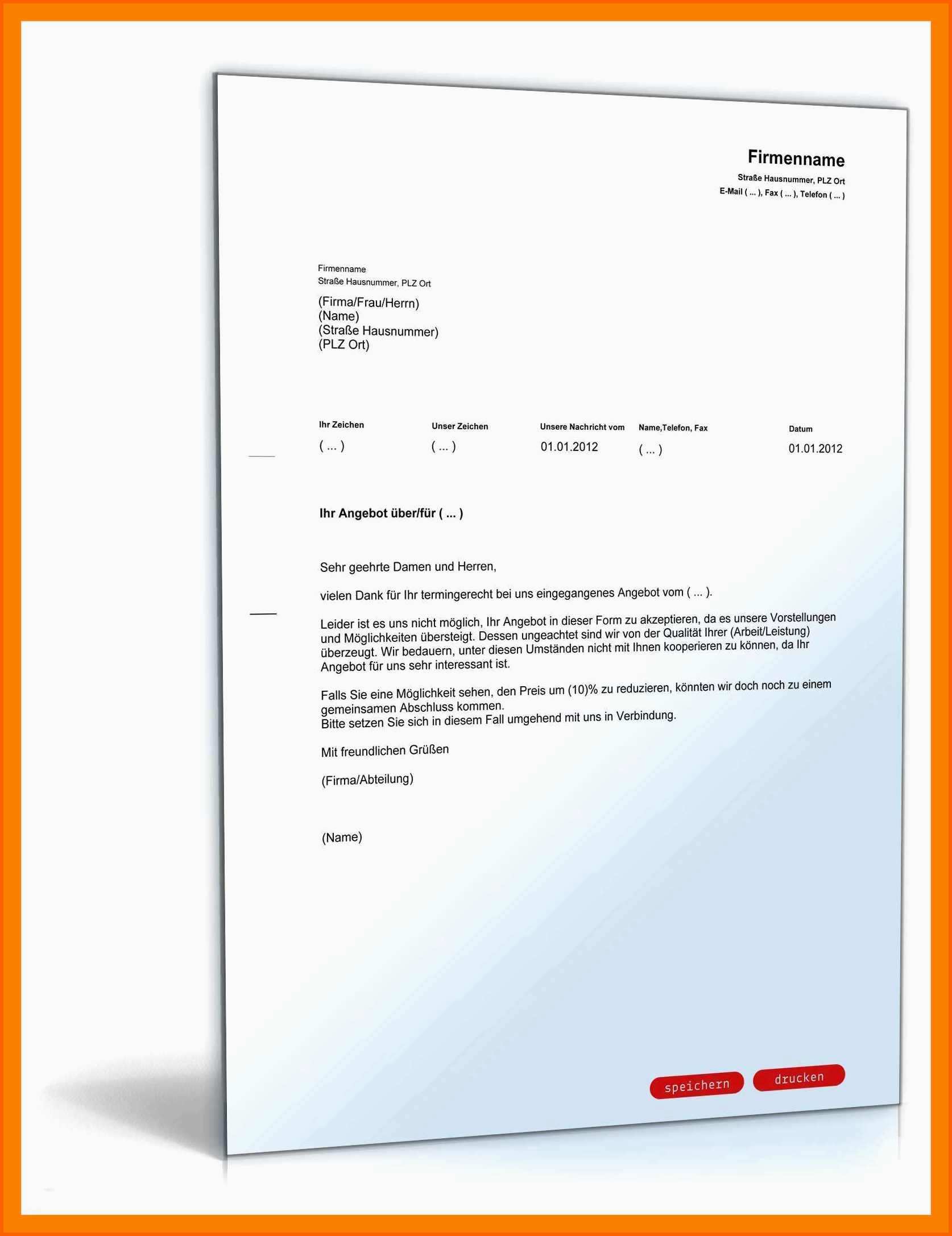 Perfekt 12 Angebot Einholen Vorlage