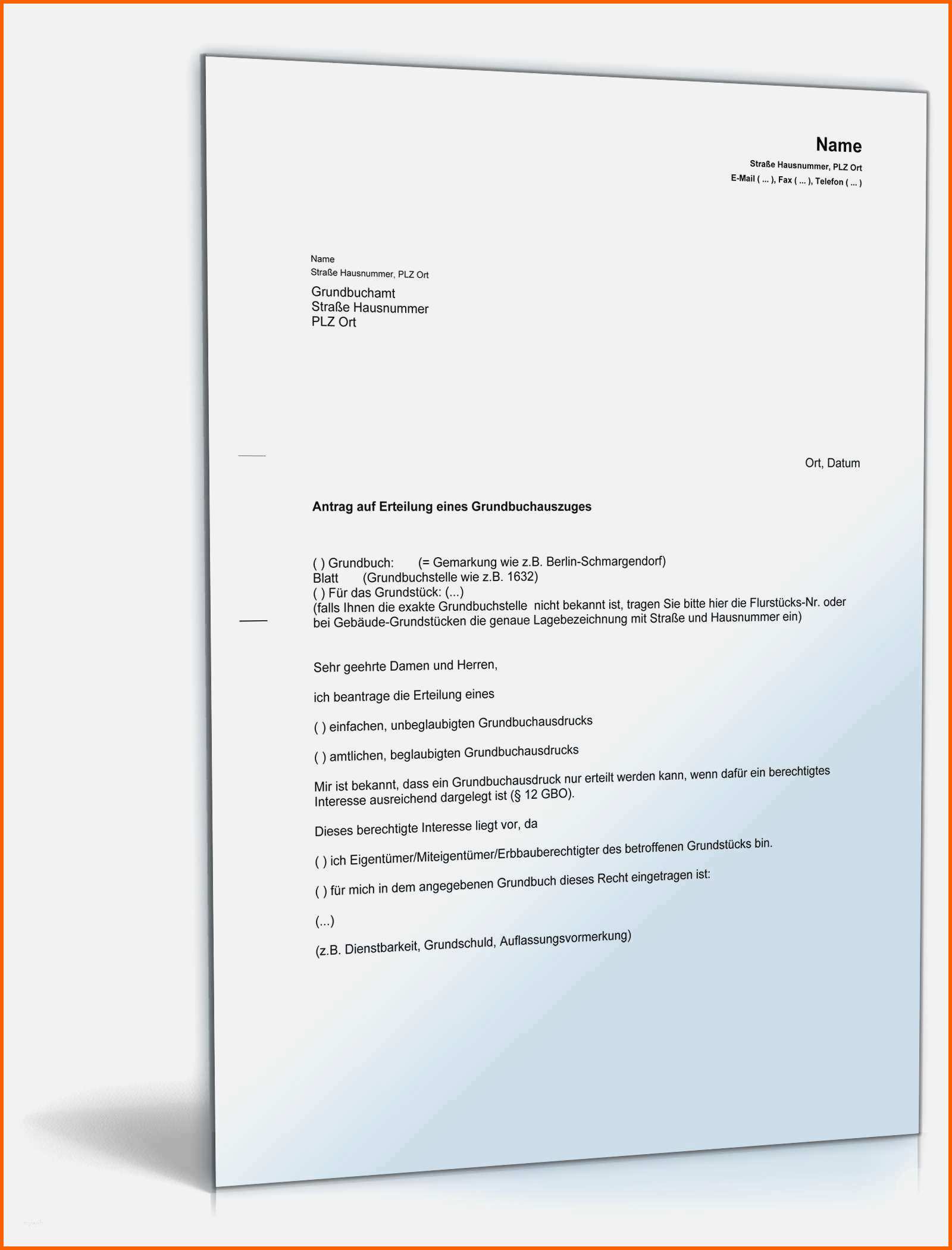 Perfekt 13 Muster Für formlosen Antrag