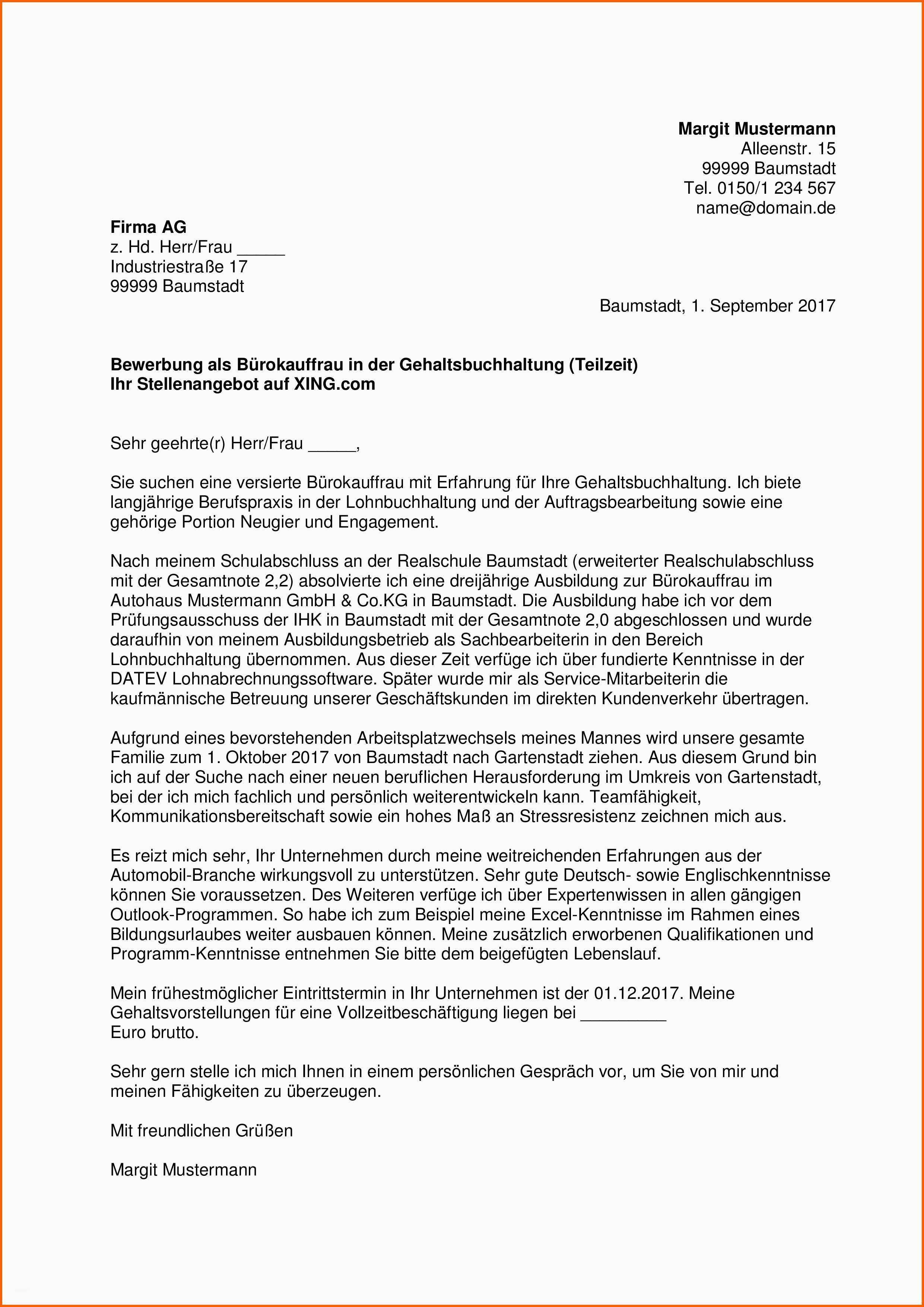 Perfekt 15 Initiativbewerbung Muster Vorlage