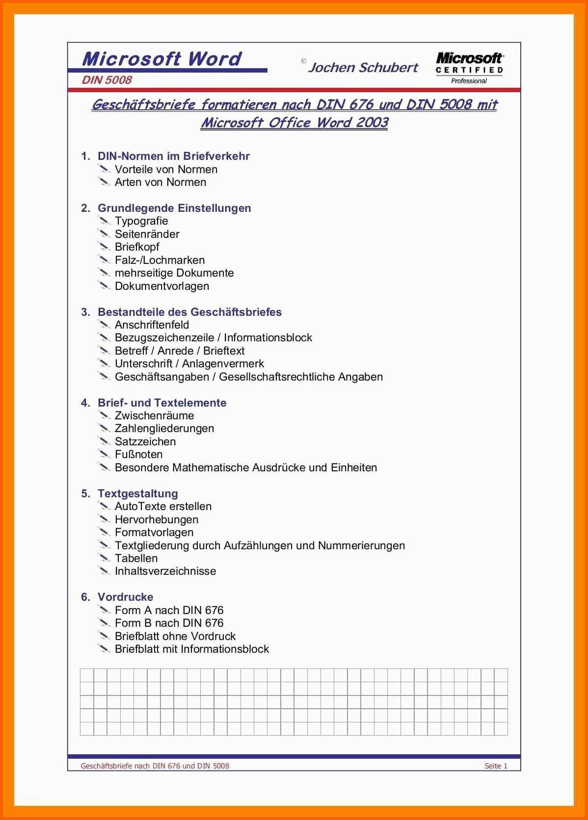 Perfekt 18 Din 5008 Geschäftsbrief Seitenränder