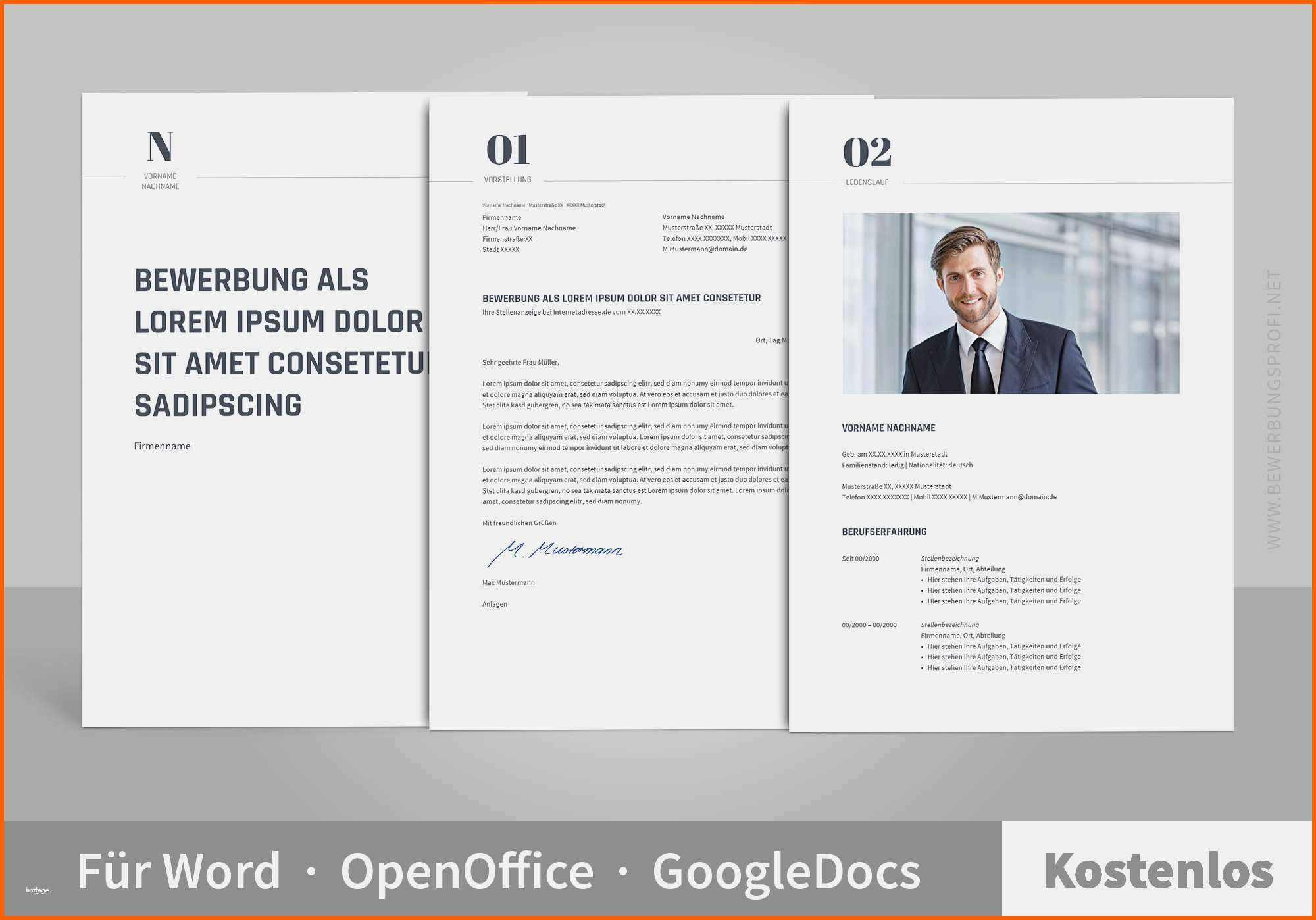 Perfekt 62 Erstaunlich Anschreiben Vorlage Openoffice Vorräte