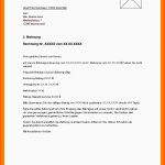 Perfekt 7 Mahnung Brief Vorlage