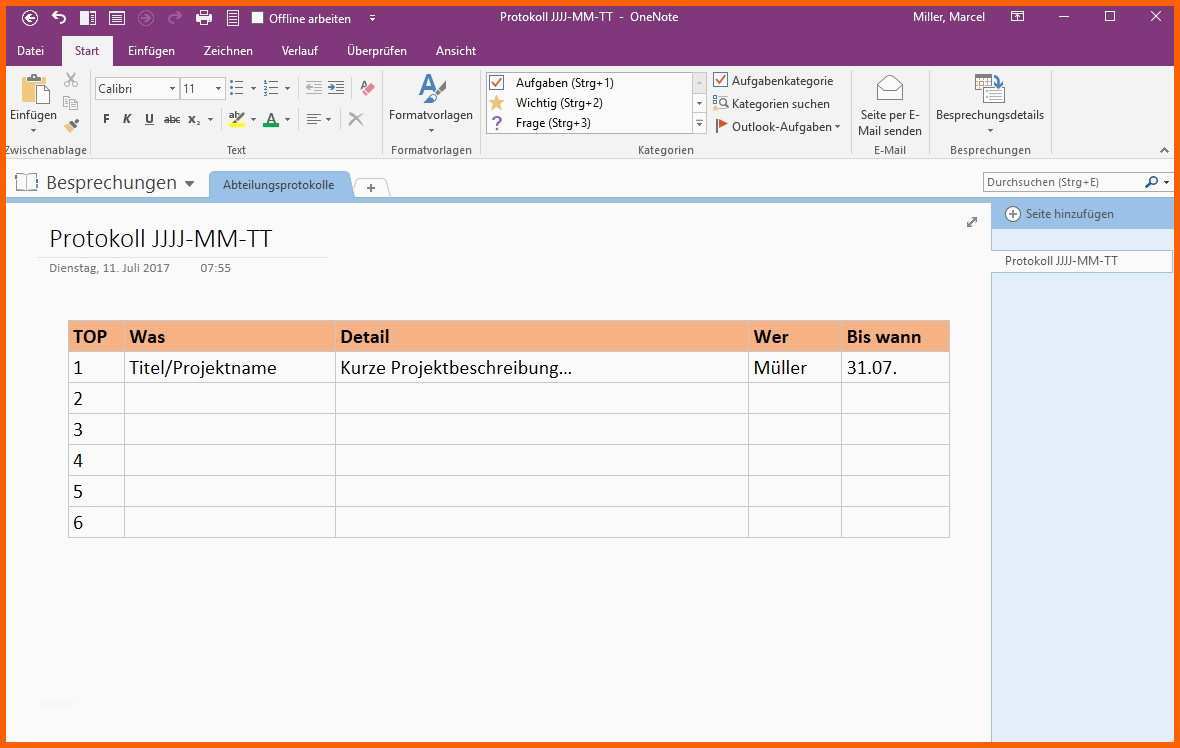 Perfekt Aufgabenverwaltung Excel Vorlage – De Excel
