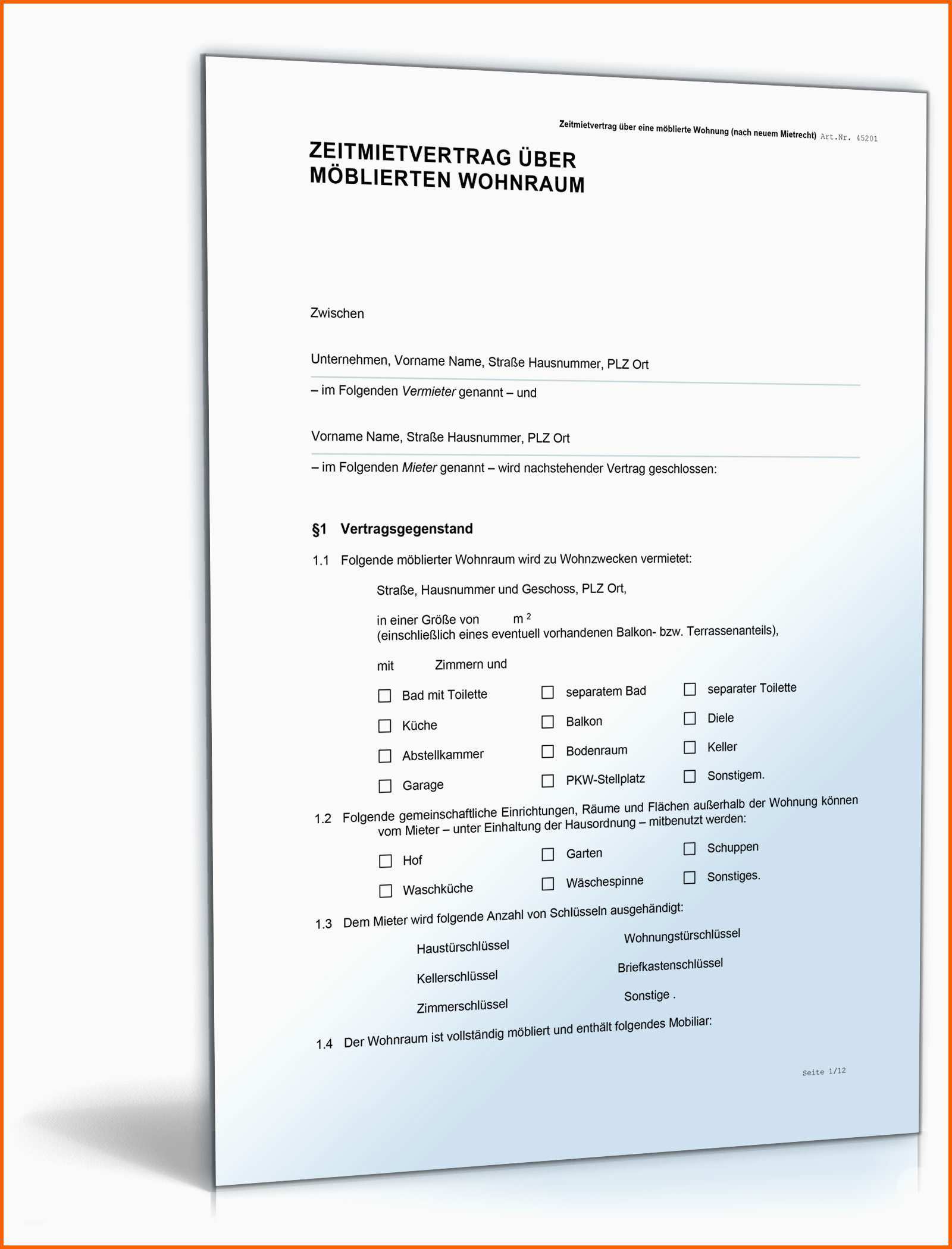 Perfekt Beliebte Downloads • Mietverträge Dokumente & Vorlagen