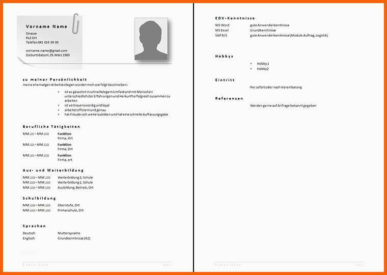 Perfekt Bewerbungsunterlagen – Rav Ow Nw