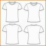 Perfekt Blank T Shirts Template Stock Vector