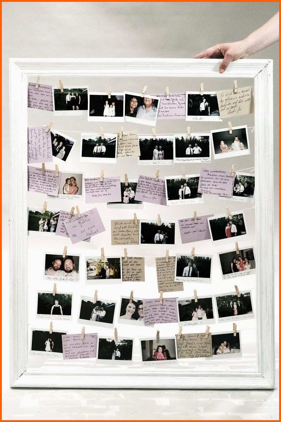 Perfekt Collage Vorlage Neu Diy Hochzeit Gästebuch Selbst