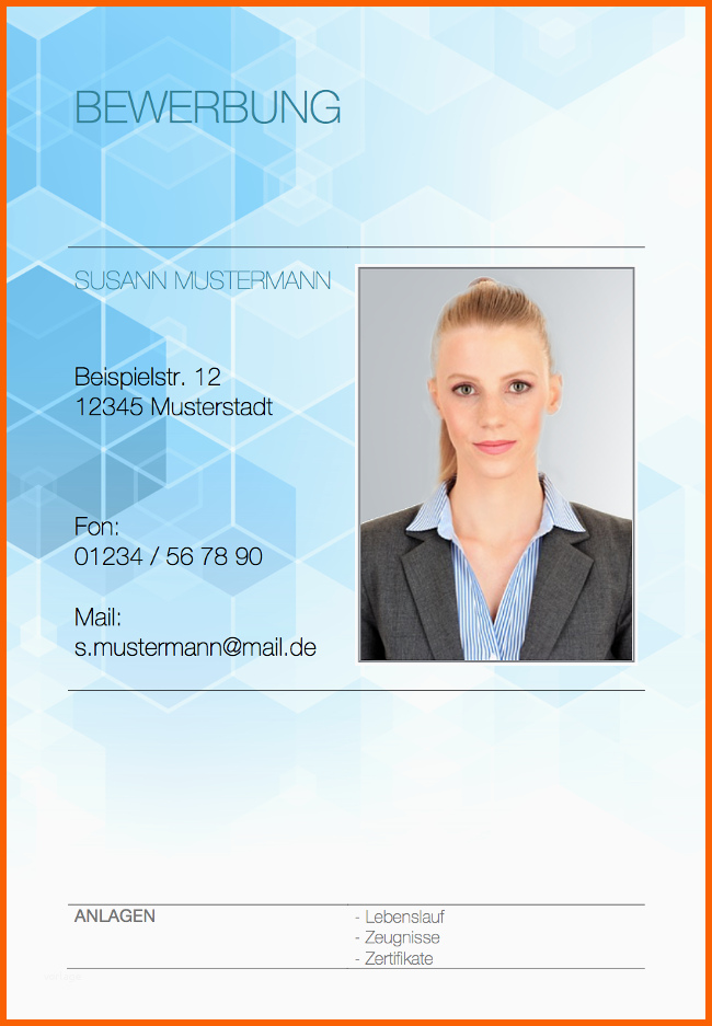 Perfekt Deckblatt Bewerbung Aufbau Tipps Und Gratis Vorlagen