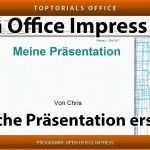 Perfekt Einfache Präsentation Erstellen Mit Open Fice Impress