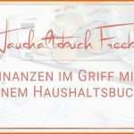 Perfekt Finanzen Im Griff Mit Dem Haushaltsbuch