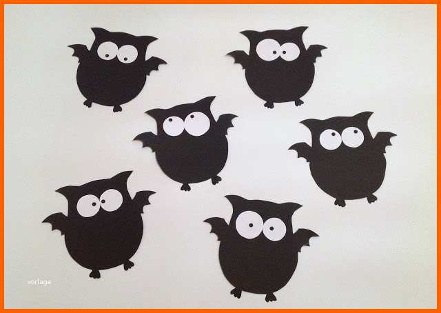 Perfekt Fledermaus Vorlage Es ist Halloween