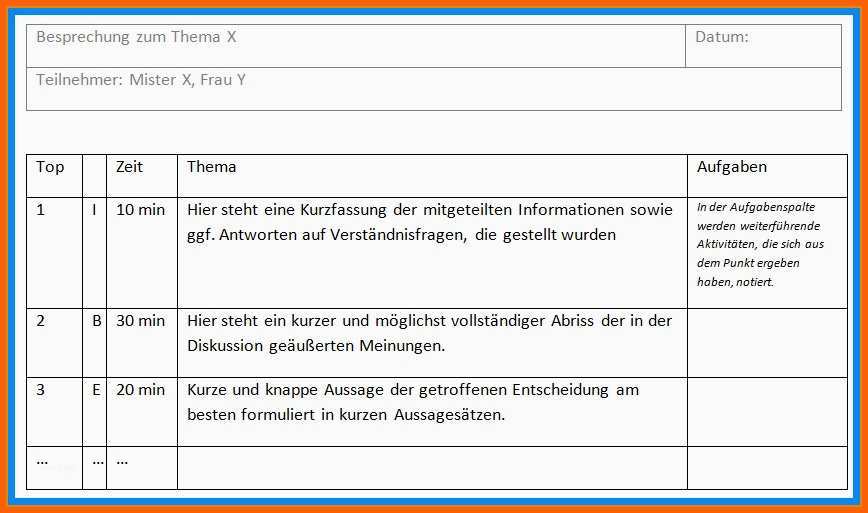 Perfekt Gesprächsprotokoll Vorlage Word Erstaunlich 5 Protokoll