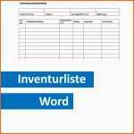 Perfekt Gratis Inventurliste Zum Ausdrucken