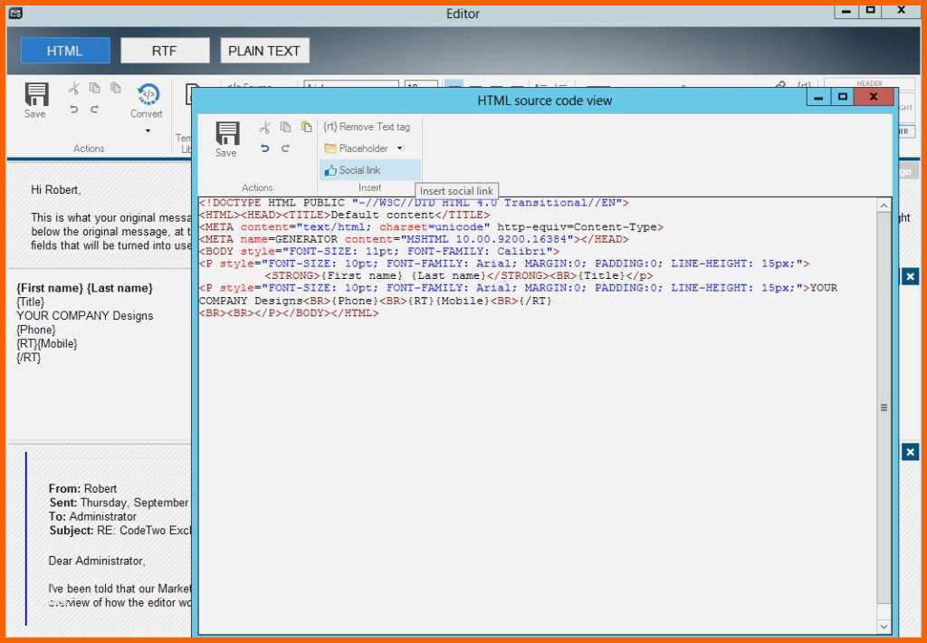 Perfekt HTML Email Signatur Vorlage Best Nett Outlook HTML